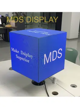 MDS Indoor P1.5 Пятисторонний Подвесной Барный Кубический Экран 192мм * 192 мм * 288 мм в Розничной продаже Supermakert