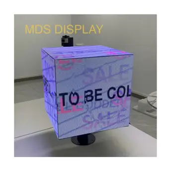 MDS Indoor P1.5 Пятисторонний Подвесной Барный Кубический Экран 192мм * 192 мм * 288 мм в Розничной продаже Supermakert Изображение 2