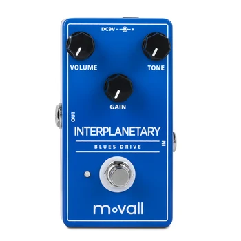 Movall MP100 Interplanetary Blues Педальный гитарный эффект Overdrive с истинным байпасом