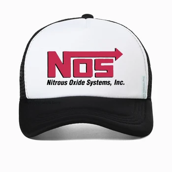 NOS Nitrous Oxide Systems Графическая Спортивная шляпа для Гоночных Автомобилей Fast and Furious для мужчин, Крутые Повседневные Летние Сетчатые Дышащие Кепки Для Дальнобойщиков