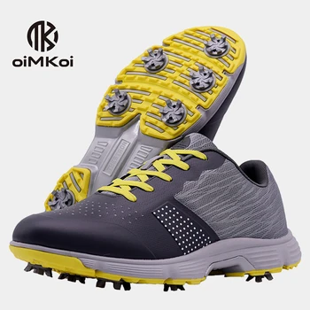 OIMKOI Premium Gentleman Pro 2.0 (С шипами) Обувь для гольфа, профессиональные тренировочные кроссовки Изображение 2