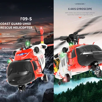 Parkten UH60 GPS С Камерой 5.8G 1/47 Радиоуправляемый Вертолет Black Hawk 6CH 6-Осевой Гироскоп 3D6G С Двойным Бесщеточным Двигателем Arobatic Drone Toy