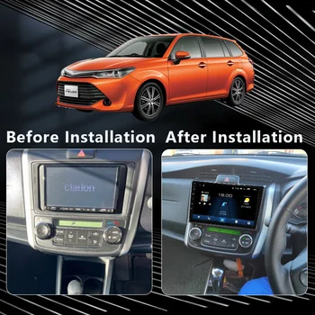 QSZN Для Toyota Corolla Axio 2 Fielder 3 E160 2012-2021 Автомобильный Радиоприемник Мультимедийный Видеоплеер Навигация GPS 4G Android 12 Carplay Изображение 2