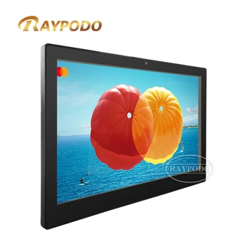 Raypodo 15,6-дюймовый Оптимизированный для Full HD дисплей с различным освещением, Сенсорный монитор с чипсетом Rk3566 Android11 Изображение 2