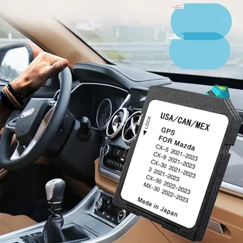 SD-карта США/CAN/MEX 16 ГБ Навигационная Карта GPS Версии 2023 Новейшей для Mazda CX-5 CX-9 CX-30 MX-30 CX-50 Бесплатная Доставка