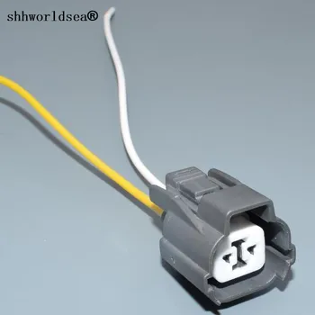 shhworldsea 2-контактный 2,0 мм автоматический водонепроницаемый штекер для подключения звукового сигнала accord 6189-0129 для Buick excelle byd