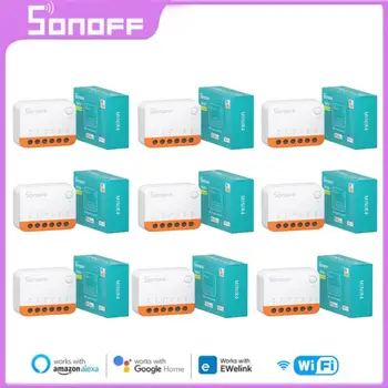 SONOFF MINIR4 Smart WiFi Switch 2-Полосное Управление Mini Extreme Smart Home Relay Поддержка Управления R5 S-MATE Через Alexa Google Home