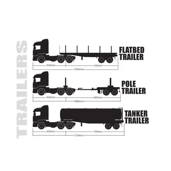 Tamiya Tractor 56333 Новый металлический бак с прицепом-цистерной для перевозки нефти 1/14 для радиоуправляемой модели грузовика для мальчиков Изображение 2