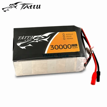 Tattu 30000mAh 25C 22,2 V 6S1P Lipo Аккумуляторная Батарея для Мультиротора с Большой Нагрузкой и большинства Беспилотных летательных аппаратов для защиты сельскохозяйственных растений