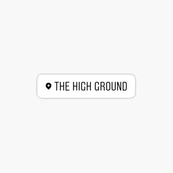 The High Ground, Ч/б, 5 шт., наклейки для украшения фона комнаты, Милый Забавный багаж, ноутбук, бутылки с водой, настенный домашний мультфильм