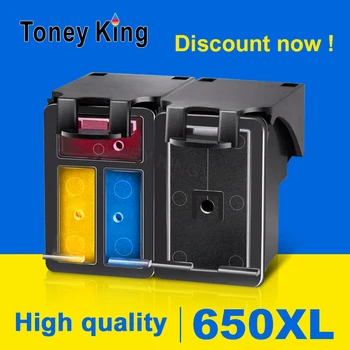 TONEY KING Заправленный чернильный картридж 650XL Замена для HP 650 XL для HP 650 Deskjet 1015 1515 2515 2545 2645 3515 3545 4515 4645