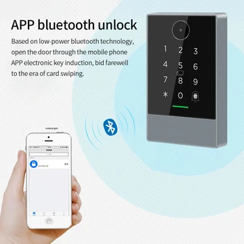 TTlock Smart Phone App QR-Код 13,56 МГц Rfid Система Контроля Доступа К Двери Дверной Комплект Ip67 Водонепроницаемый Считыватель Nfc G2 Gateway Изображение 2
