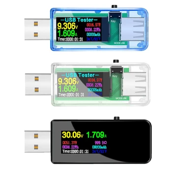 USB-тестер Цифровой Вольтметр постоянного тока, Амперметр, Детектор напряжения, индикатор мобильного зарядного устройства