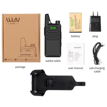 WLN KD-C1 Мини Портативное радио UHF 400-520 МГц 5 Вт портативная рация 16-канальный UHF Трансивер KDC1 Портативная рация Изображение 2