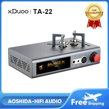 XDUOO TA-22 ЦАП Сбалансированный Ламповый Усилитель для наушников 2x ES9038Q2M ЦАП TA22 HD Bluetooth USB Аудио 2x Ламповый усилитель 12AU7 DSD256 32Bit