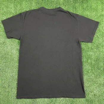 y2k 90-х ретро футболка с коротким рукавом темно-хай-стрит хип-хоп панк топ с круглым вырезом классический узор повседневная свободная одежда Kpop news  Изображение 2