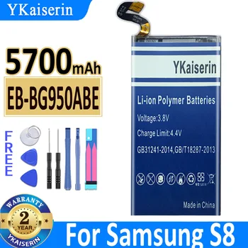 YKaiserin Аккумулятор Для Samsung Galaxy S3 S4 S5 S6 S7 S6Edge S7Edge S8 Примечание 3 4 Note3 Note4 i9500 N9000 G900 G9200 G925 G930 G935 Изображение 2