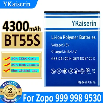 YKaiserin Аккумулятор емкостью 4300 мАч для ZOPO BT55S ZP998 ZP9520 Smart Android Phone Bateria