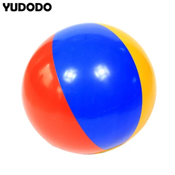 YUDODO 28 см Надувной Пляжный Мяч Красочные Воздушные Шары Для Вечеринки У Бассейна Водные Игровые Шары Спортивный Мяч для Душа Забавные Игрушки для Детей