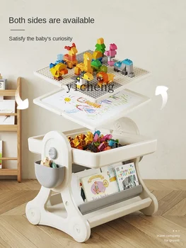 YY Детский стол-головоломка из строительных блоков, игровой стол, развивающие игрушки для мальчиков и девочек Изображение 2