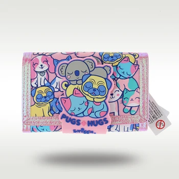 Австралия Детский кошелек Smiggle для девочек, милый щенок, розовый кошелек для монет, сумки для карт, чехол, клатч Kawaii, 5 дюймов