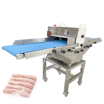 Автомат для Резки прокладки мяса Slicer 4-100mm Свежезамороженный Большой Коммерчески Автомат для Резки прокладки мяса Slicer