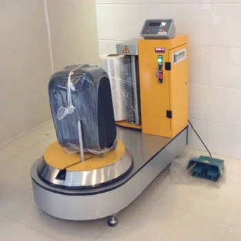 Автоматическая машина для упаковки багажа в аэропорту LP600S Машина для обертывания багажа Изображение 2