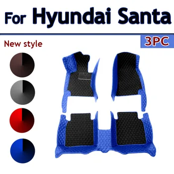 Автомобильные коврики для Hyundai Santa Fe DM NC 2013 ~ 2018 7-Местные водонепроницаемые накладки Автомобильный коврик Carpet Tapetes Para Автомобильные Аксессуары