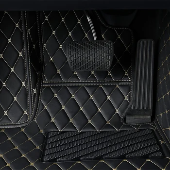 Автомобильные коврики для Hyundai Santa Fe DM NC 2013 ~ 2018 7-Местные водонепроницаемые накладки Автомобильный коврик Carpet Tapetes Para Автомобильные Аксессуары Изображение 2