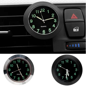 Автомобильные часы Автомобильные мини-цифровые механические часы с внутренним креплением, кварцевые часы, аксессуары для автомобильных украшений