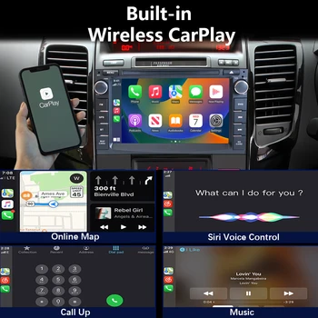 Автомобильный Радиоприемник CHSTEK 2 Din Android 13 Мультимедийный Автоматический Видеоплеер Для Kia Ceed ED Venga 2007-2016 Carplay WIFI 4G Bluetooth GPS DSP Изображение 2