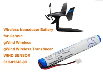 Аккумулятор емкостью 700 мАч 010-12117-10 для Garmin 010-01248-00, gWind Wireless, Преобразователь, ДАТЧИК ветра
