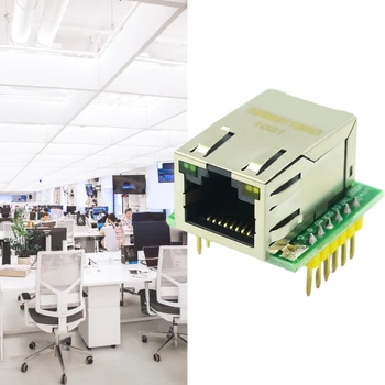 Аппаратный сетевой модуль USR-ES1 W5500 Ethernet SPI для подключения к локальной сети/ Ethernet / IP Изображение 2