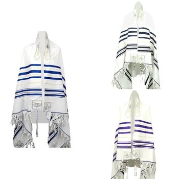 Арабский шарф, этнический шарф, шаль, тюрбан, Таллит, еврейский молитвенный шарф унисекс Изображение 2