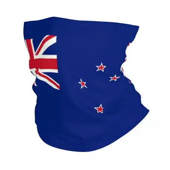 Бандана с флагом Новой Зеландии, Зимняя грелка для шеи, женская Ветрозащитная повязка на голову, шарф для походов, гетра, повязка на голову