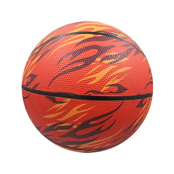 Баскетбольный мяч из полиуретана с тонкой прострочкой, эластичный круглый тренировочный баскетбол широкого применения. Изображение 2