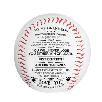 Бейсбольные подарки на День рождения, которые вы никогда не потеряете, Бейсбольная резина с принтом, Мотивационный бейсбол для моего сына, футбольные подарки, поощрение