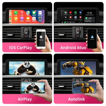 Беспроводная коробка CarPlay JUSTNAVI для BMW X3 F25 G01 X4 F26 2011-2020CIC NBT EVO Система Android Mirror Link AirPlay Функция Carplay Изображение 2