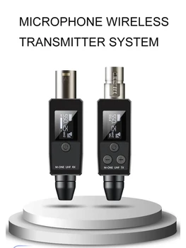 Беспроводная Микрофонная Система UHF XLR Mic Адаптер Передатчик и Приемник для Динамического Микрофона
