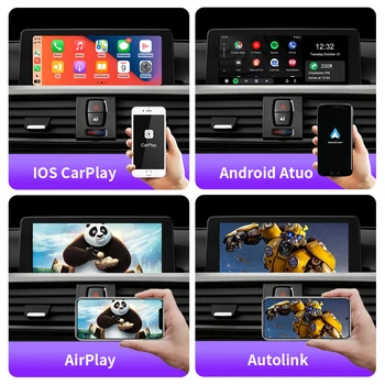 Беспроводной CarPlay NAVISTART Для BMW 5 7 Серии F10 F11 F07 GT F01 F02 F03 F04 2009-2016 Android Mirror Link AirPlay Функция GPS Изображение 2