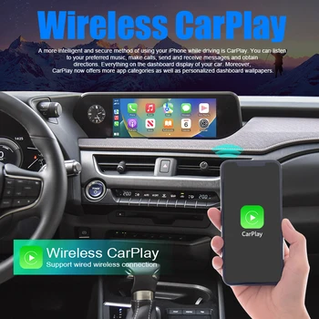 Беспроводной CarPlay для Lexus UX 2018-2021, с функциями Android Auto Mirror Link AirPlay Car Play Navigation USB Изображение 2