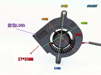 Бесшумный проектор Delta 4520 с турбонаддувом 12V BUB0412LD-00 4,5 СМ вентилятор 45 * 45 * 20 мм Изображение 2