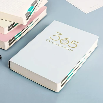 Блокнот на 2023 год, планировщик повестки дня, дневник на 365 дней, записные книжки формата А5, ежемесячный еженедельный ежедневный план, блокнот с расписанием, 400 страниц канцелярских принадлежностей для офиса