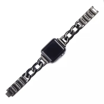 Браслет с пряжкой, ремешок на запястье, браслеты, ремешок из нержавеющей стали, сменный ремешок для часов, ремешок для Apple Watch Изображение 2