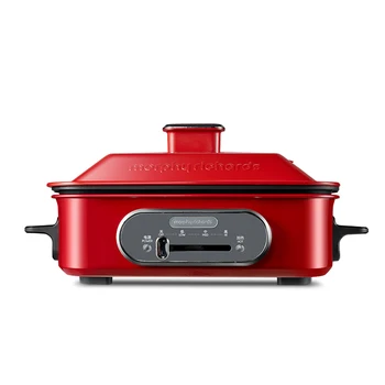 Британский MOFEI MR9088 многофункциональный варочный котел электрическая Печь для барбекю Сетевая Красная Горячая кастрюля машина для барбекю интегрированная бытовая