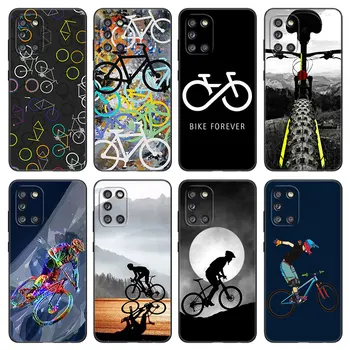 Велосипедный Художественный Чехол Для телефона Samsung Galaxy A01 A03 Core A02 A10 A20 S A20E A30 A40 A41 A5 A6 A8 Plus A7 A9 2018, Черный Чехол