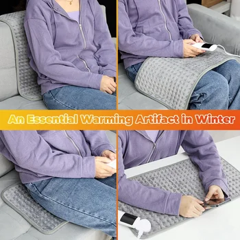 Временная грелка, 9-ступенчатая регулировка температуры, 4-скоростное теплое зимнее утепляющее одеяло Изображение 2
