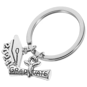 Выпускной брелок, кольцо для ключей, металлический брелок для ключей, сувенир для выпускников, кольцо для ключей