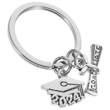 Выпускной брелок, кольцо для ключей, металлический брелок для ключей, сувенир для выпускников, кольцо для ключей Изображение 2