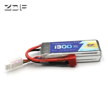 Высококачественная аккумуляторная батарея ZDF Power 3S 11,1 В 1300 мАч 30C Lipo с разъемом T XT60 XT90 EC5